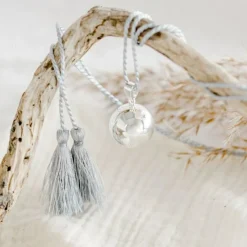Bola de grossesse Perle cordon personnalisable (plaqué argent 925)