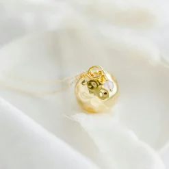 Bola de grossesse Pleine Lune chaîne (or jaune 18 carats)