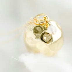 Bola de grossesse Pleine Lune chaîne (or jaune 18 carats)