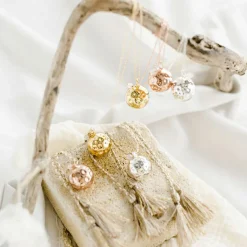 Bola de grossesse Pleine Lune chaîne (or jaune 18 carats)