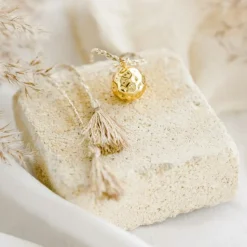 Bola de grossesse Pleine Lune cordon moka (or jaune 18 carats)