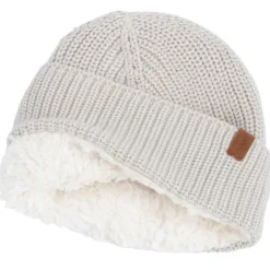 Bonnet bébé en teddy coton bio Soul Linen (0-3 mois)