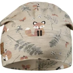 Bonnet d'automne en coton Nordic Woodland (1-2 ans)