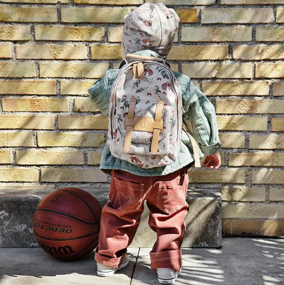 Bonnet d'automne en coton Nordic Woodland (1-2 ans)