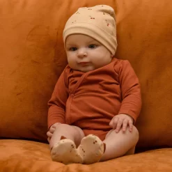 Bonnet de naissance en coton Cerise (1 mois)