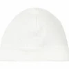 Bonnet de naissance en coton bio écru (1-3 mois)