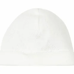 Bonnet de naissance en coton bio écru (1-3 mois)