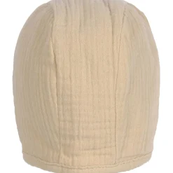 Bonnet de naissance en mousseline nature (0-2 mois)