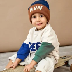 Bonnet en laine mérinos Little Gang Run (1-3 ans)