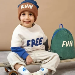 Bonnet en laine mérinos Little Gang Run (1-3 ans)