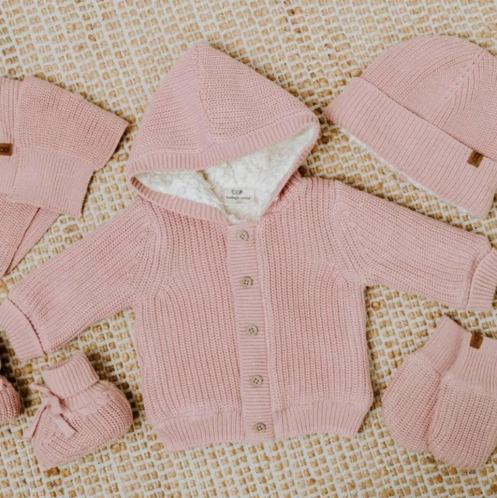 Bonnet teddy Soul Vieux rose (12-18 mois)