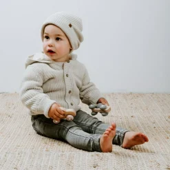 Bonnet teddy Soul Warm linen (12-18 mois)