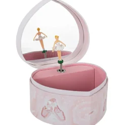 Boîte à bijoux coeur phosphorescent Ballerine