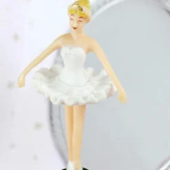 Boîte à bijoux musicale Lac des Cygnes bleue