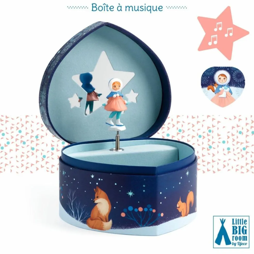 Boîte à bijoux musicale Patineuse