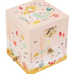 Boîte à bijoux musicale phosphorescente Sirène