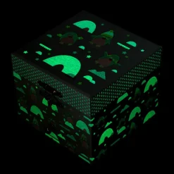 Boîte à bijoux musicale phosphorescente pingouin