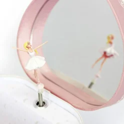 Boîte à bijoux musicale phosphorescente coeur Ballerina