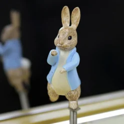 Boîte à bijoux musicale Pierre Lapin jaune