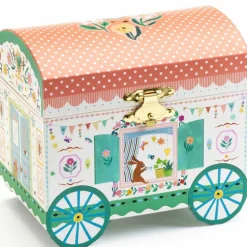 Boîte à bijoux musicale Roulotte enchantée