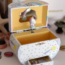 Boîte à bijoux musicale Rêves des licornes