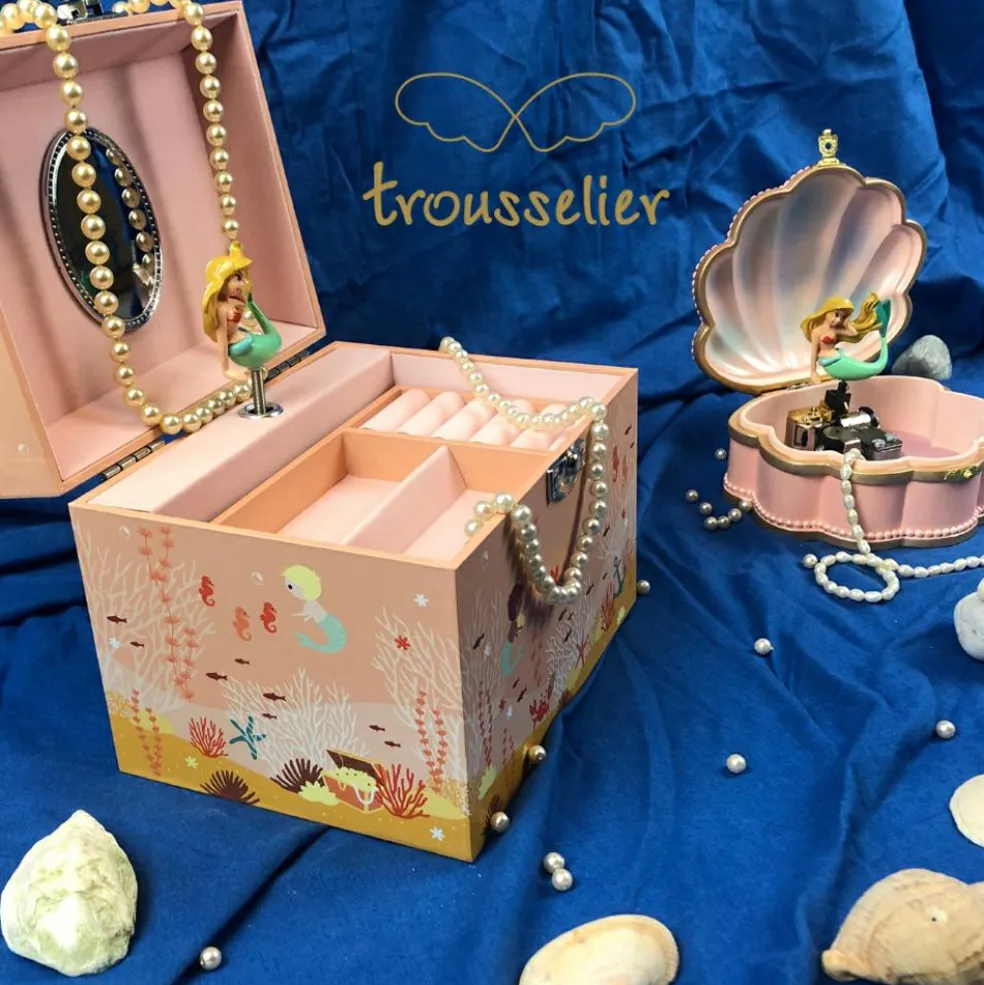 Boîte à bijoux musicale Sirène