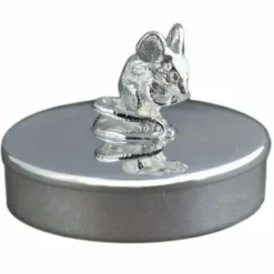 Boîte à dent de lait Souris personnalisable (argent massif 925°)