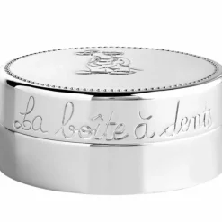 Boîte à dents métal argenté (personnalisable)