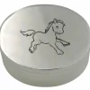 Boîte à dents Petit cheval personnalisable (métal argenté)