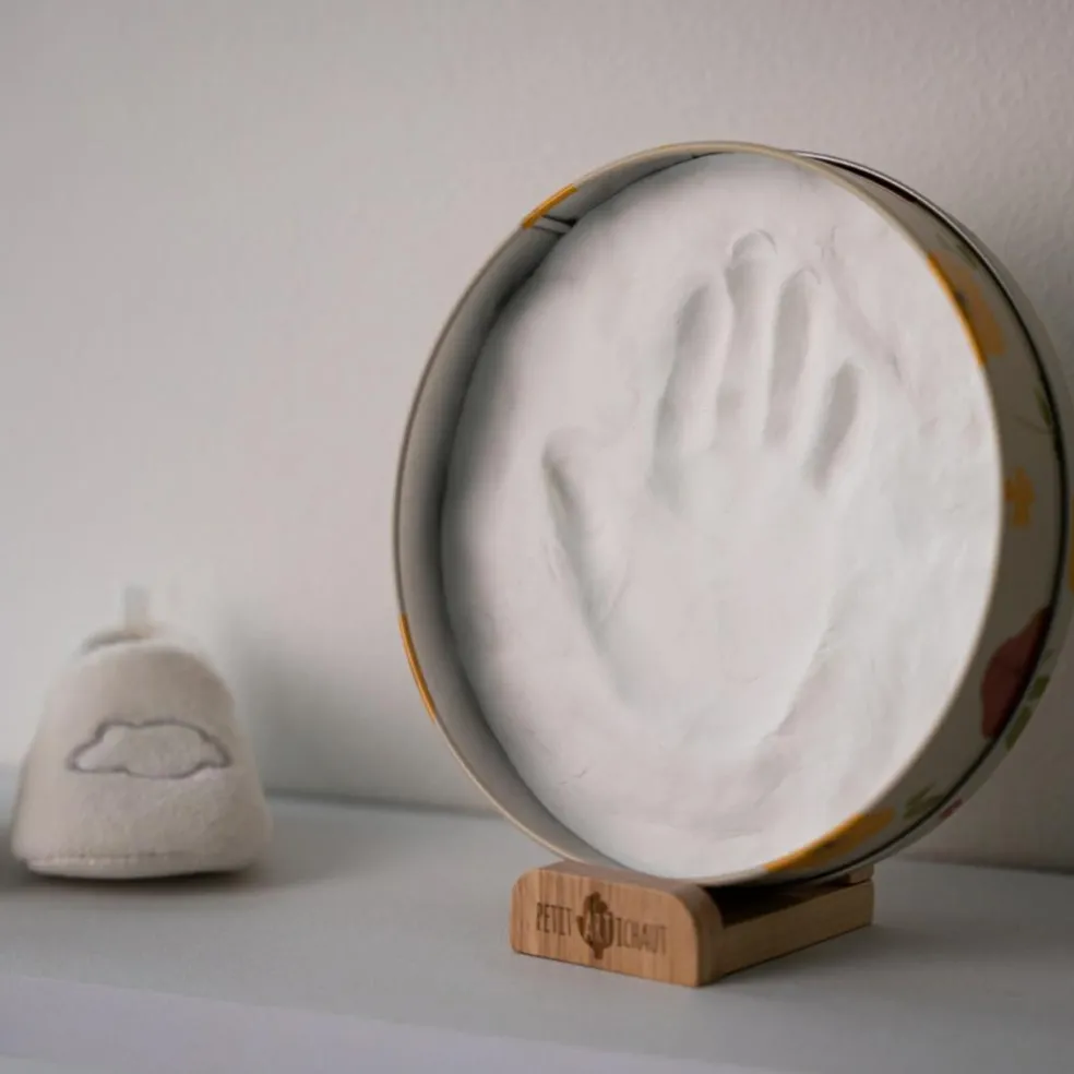 Boîte à empreintes Baby box ronde Little Prairie