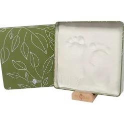 Boîte à empreintes Baby Box Carrée Olive Tree