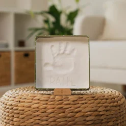 Boîte à empreintes Baby Box Carrée Olive Tree