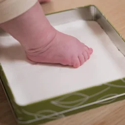 Boîte à empreintes Baby Box Carrée Olive Tree
