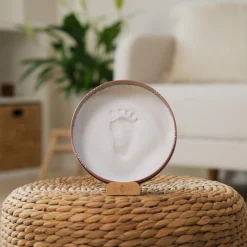 Boîte à empreintes Baby Box Ronde Rainbow Terracotta