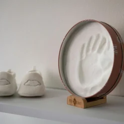Boîte à empreintes Baby Box Ronde Rainbow Terracotta
