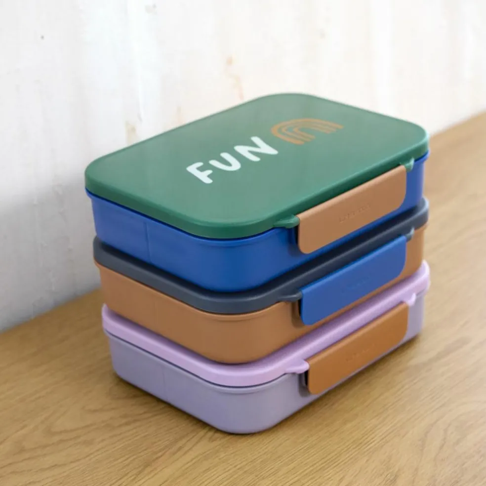 Boîte à goûter Bento Little Gang arc-en-ciel