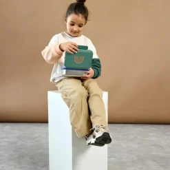 Boîte à goûter-Lunch box inox Little Gang arc-en-ciel