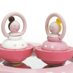 Boîte à musique Bois Ballerine Rose