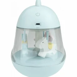 Boîte à musique Carrousel Bleue