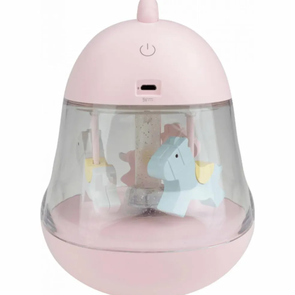 Boîte à musique Carrousel Rose