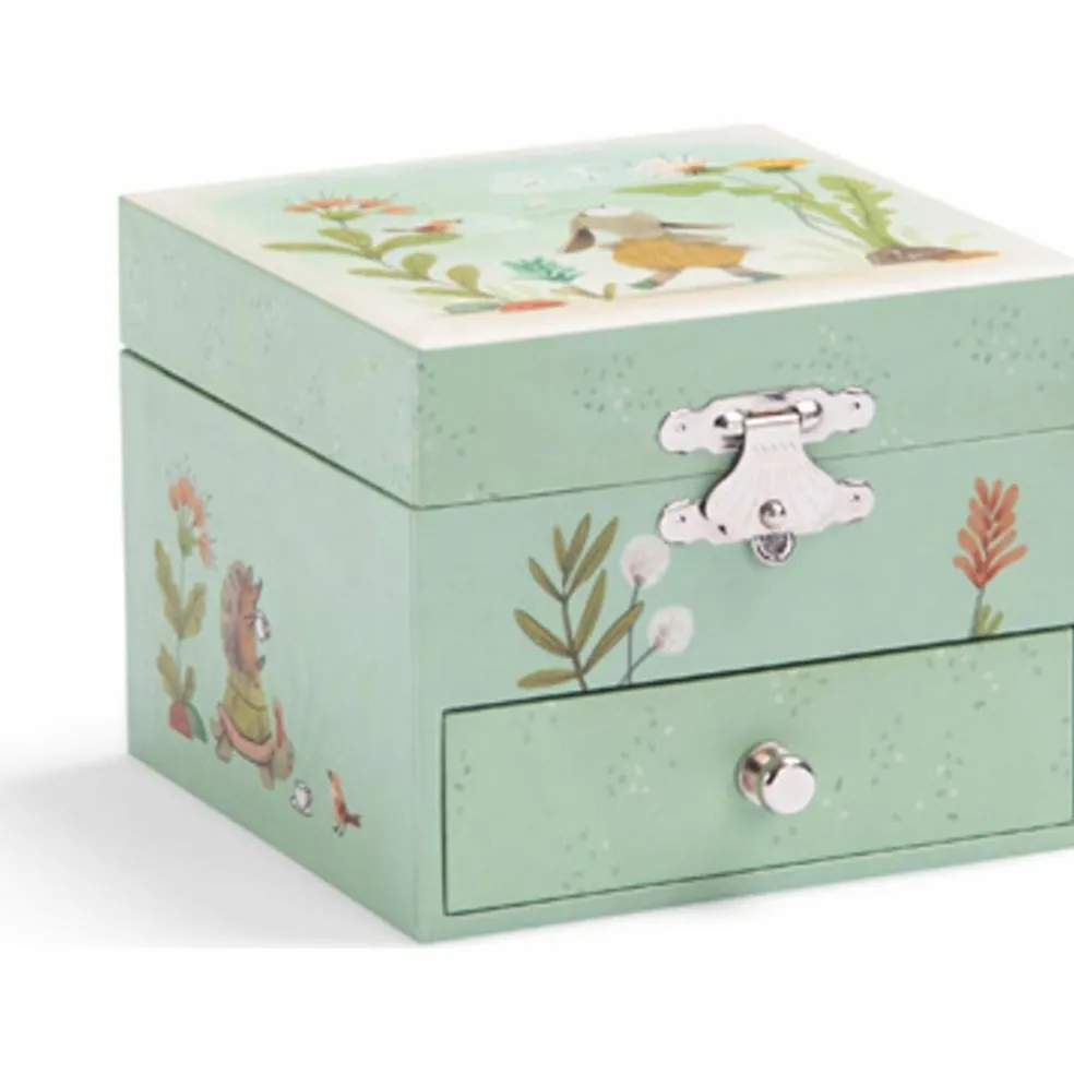 Boîte à musique coffret Trois petits lapins