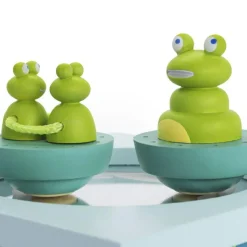 Boîte à musique magnétique famille des grenouilles
