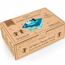 Boîte à musique magnétique famille pingouins