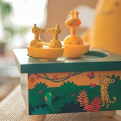 Boîte à musique magnétique La savane