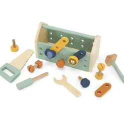 Boîte à outils en bois All animals