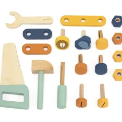 Boîte à outils en bois All animals