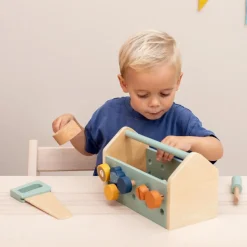 Boîte à outils en bois All animals