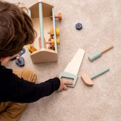 Boîte à outils en bois All animals