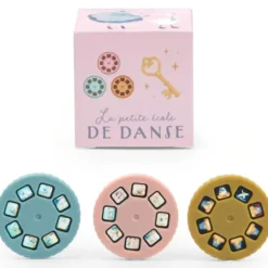 Boîte de 3 disques pour lampe à histoires La petite école de danse