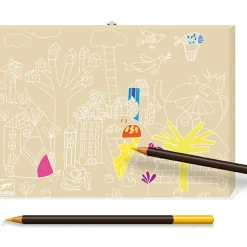 Boîte de couleurs pour dessiner, colorier et peindre